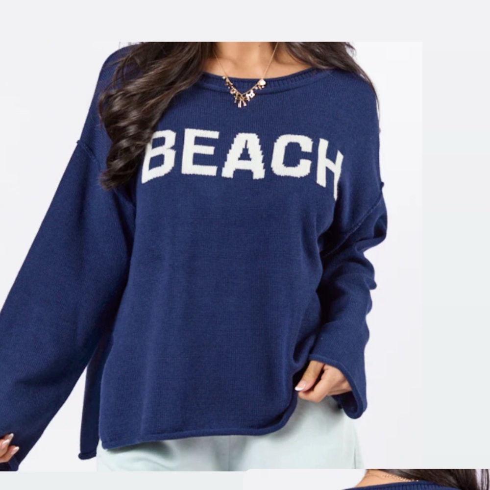NWOT- BEACH Crewneck Sweater
